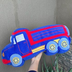 Childrens gently used train plush stuffed toy